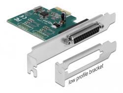 Delock 90412 Párhuzamos IEEE1284 LPT Port PCI-e Bővítő Kártya (90412)