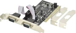 ASSMANN Placa extensie PC interfata PCI - chipset MCS9865 RS232 D-Sub 9pin tata x2 DIGITUS DS-33003 (DS-33003)