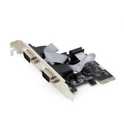 Gembird SPC-22 PCI-E x1 2 soros port IO vezérlő (SPC-22) - bestbyte