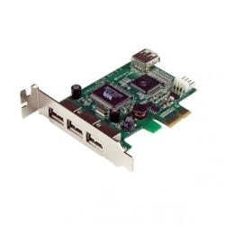 StarTech Adaptor StarTech. com 4 Port PCI Express Low Profile High Speed USB Card PEXUSB4DP (PEXUSB4DP)