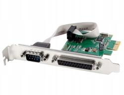 Gembird vezérlő PEX-COMLPT-01 Com RS-232) Paralell Lpt Pci-expres (PEX-COMLPT-01)