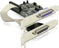 Delock PCI Express Kártya - 2 db Párhuzamos Csatalkozással (89125)