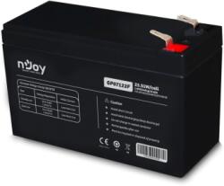 nJoy Szünetmentes akkumulátor - GP07122F (12V/7Ah, T2/F2, zárt, gondozás mentes, AGM) (GP07122F) - firstshop