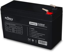 nJoy Szünetmentes akkumulátor - GP07122F (12V/7Ah, T2/F2, zárt, gondozás mentes, AGM) (GP07122F) - smart-otthon