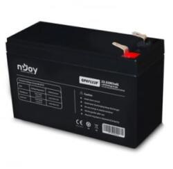 nJoy GP07122F (12V/7Ah, T2/F2, zárt, gondozás mentes, AGM) szünetmentes akkumulátor