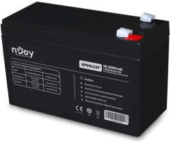 nJoy 12V/9Ah szünetmentes akkumulátor 1db/csomag (GP09122F) - mzona