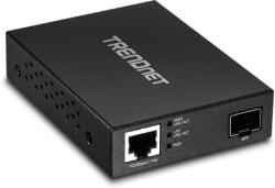 TRENDnet Mediaconvertor POE Gigabit - SFP fibra optica - TRENDnet TFC-PGSFP (TFC-PGSFP) - rovision