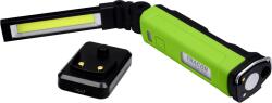 TRACON Akkumulátoros LED Kézilámpa 10/5W, 6000K, 3, 7V, 2000 mah, 600/200 LM, 3 H, Ip44