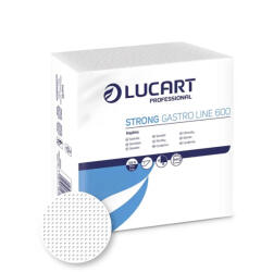Szalvéta éttermi 1 rétegű 600 lapos hófehér Lucart Strong Gastro Line_832334 (832334)
