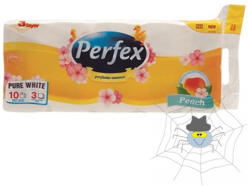 Perfex Toalett papír PERFEX 3 rétegű 10 tekercses barack