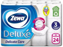Zewa Toalettpapír 3 rétegű kistekercses 100% cellulóz 24 tekercs/csomag Delicate Care Deluxe Zewa hófehér (33547830) - tintasziget