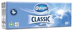 Ooops! Papír zsebkendő, 3 rétegű, 10x10 db, OOOPS "Classic", sensitive (KHHVP044) - primatinta