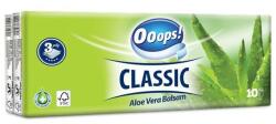 Ooops! Papír zsebkendő, 3 rétegű, 10x10 db, "Ooops! Classic", aloe vera (KHHVP043)