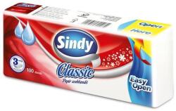 Papír zsebkendõ, 3 rétegű, 100 db, "Sindy", classic (KHHVP003) - tutitinta