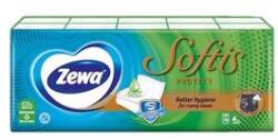 Zewa Papírzsebkendő ZEWA Softis Protect 4 rétegű 10x9 darabos (830377) - irodaszer