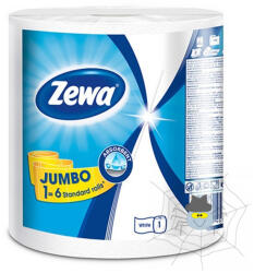 Zewa Kéztörlő tekercses háztartási ZEWA Jumbo White 2 rétegű 1 tekercses 325 lap