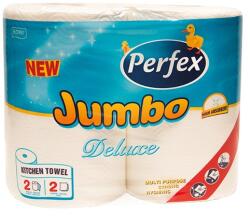 Perfex Kéztörlő tekercses háztartási PERFEX Boni Jumbo Deluxe 2 rétegű 2 tekercses HK12377 (HK12377)