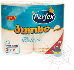 Perfex Kéztörlő tekercses háztartási PERFEX Boni Jumbo Deluxe 2 rétegű 2 tekercses