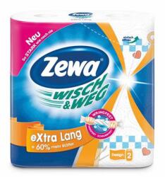 Zewa Háztartási papírtörlő, 2 rétegű, 2 tekercses, ZEWA "Wisch&Weg extra lang (43222) - iconink