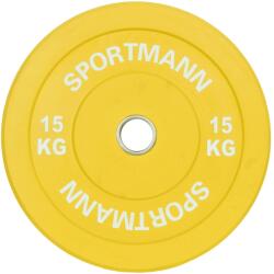Sportmann Greutate cauciucata Sportmann Bumper Plate 15 Kg (SM1258)