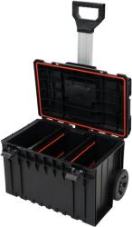 TOYA YT-09166 Multi Szerszámosláda Moduláris Gurulós Kerekekkel - 585x425x410 mm
