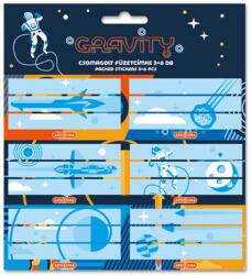 Ars Una Ars Una: Gravity Űrhajó mintás csomagolt füzetcímke 3x6db-os
