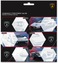 Ars Una Ars Una: Lamborghini mintás csomagolt füzetcímke 3x6db-os