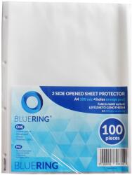 BLUERING Genotherm - Lefűzhető, A4, 100 Micron, Belül 2/3 Részben Nyitott 4 Lyukú 100 db/csomag , Narancs