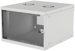 Manhattan Rackszekrény - 19" fali kivitel (6U, 353 (h) x 540 (w) x 400 (d) mm, IP20, Flatpack, Szürke) (714150) - iconink