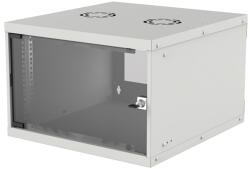 Manhattan Rackszekrény - 19″ fali kivitel (6U, 353 (h) x 540 (w) x 400 (d) mm, IP20, Flatpack, Szürke) (714150)
