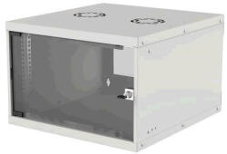 Manhattan rackszekrény - 19" fali kivitel (6u, 353 (h) x 540 (w) x 560 (d) mm, ip20, flatpack, szürke)
