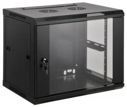 Manhattan Rackszekrény - 19" fali kivitel (20U, 994 (h) x 600 (w) x 600 (d) mm, Összeszerelt, Fekete) (712057) - tintashop