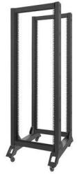 Lanberg 19'' 32U/600x800mm Fekete nyitott Rack szekrény