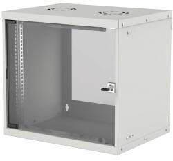 Intellinet Network Cabinet - Wall Mount (Basic) - 9U - Usable Depth 340mm/Width 485mm - Grey - Flatpack - Max 50kg - Glass Door - 19" - Parts for wall installation (eg screws and rawl plugs) not included - Three