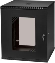 Stalflex 19" 12U Fali Rack Szekrény - 520x600, Fekete (RC19-12U-450GB)