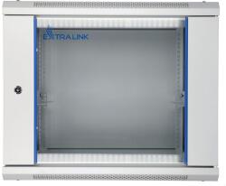 Extralink 19" 9U Fali Rack Szekrény - 600x600 mm, Szürke