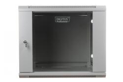 ASSMANN Digitus DN-WU19 09U/600 állvány 9U Falra szerelhető állvány Szürke (DN-WU19 09U/600) (DN-WU19 09U/600)