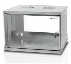 TECHLY I-CASE EL-1006G45 Állvány 6U Falra Szerelhető Állvány Szürke