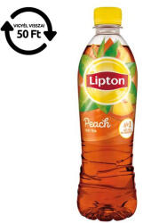 Lipton Üdítőital szénsavmentes LIPTON Ice Tea Barack 0, 5L DRS (411214207) - papir-bolt