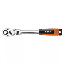 Racsnis Hajtókar 1/2' 285mm Csuklós 72f. Neo Tools (9008519)