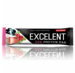 Nutrend Excelent Fehérje Szelet Feketeribizli Vörösáfonyával Joghurtos Bevonattal 85g