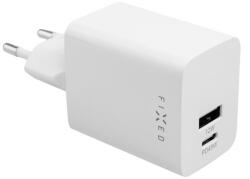 FIXED FIXED Mini USB-C/USB Travel Charger 45W, white (FIXC45M-CU-WH)