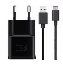 Samsung hálózati töltő EP-TA200EBE EP-DG970BBE, USB-C, 15 W, fekete - ömlesztett állapotban (2446314)