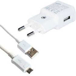 Samsung EP-TA50EWE + ECB-DU4AWE Samsung microUSB hálózati töltő, fehér (Bulk)