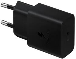 Samsung hálózati töltő Type-C aljzat (15W, PD gyorstöltő) FEKETE EP-T1510NBEGEU (EP-T1510NBEGEU)