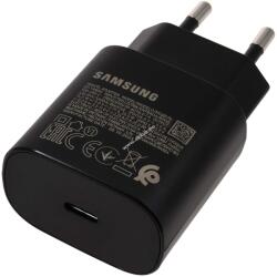 Samsung Eredeti Samsung töltőfej, gyorstöltő 25W EP-TA800, fekete, Samsung Galaxy A80