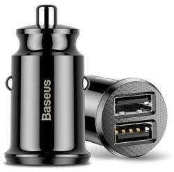 Baseus autós töltő A+A Dual 3, 1A CCALL-ML01 fekete