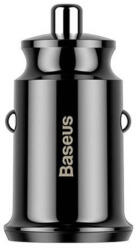 Baseus Grain autós töltő 3.1A 2USB (Fekete) (14465)