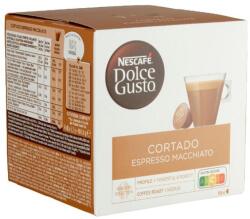 NESCAFÉ Kávékapszula, Nescafé DOLCE GUSTO Cortado Espresso Macchiato 16db/doboz (59690)