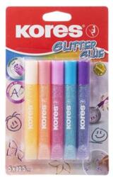 Kores Csillámos ragasztó, KORES, 5db/cs (75001/75000)